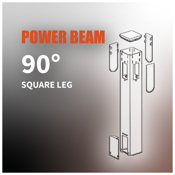 Leg Assembly riteBEAM Power Beam Leg Assembly | Workrite Ergonomics