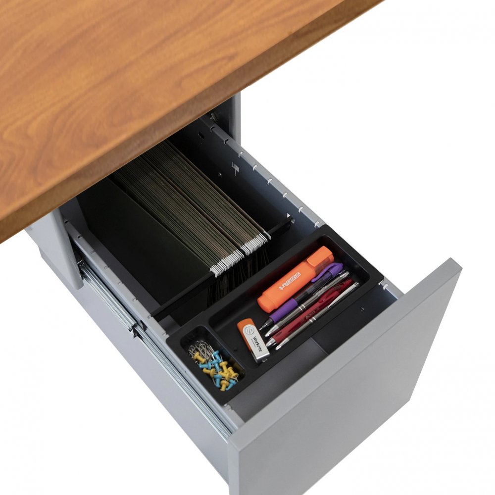 Metal Hanging Pedestal Desk Drawer | Workrite Ergonomics