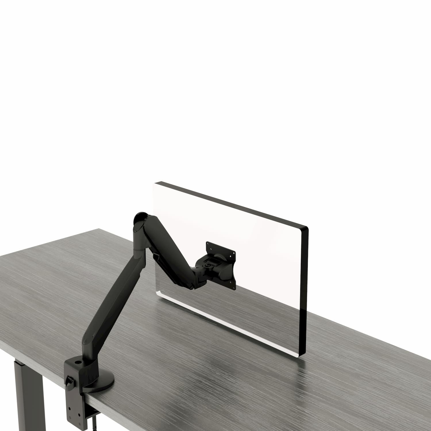 Desk Mount Monitor Arm - Heavy Duty Ergonomic VESA Monitor Arm - Single 32  (19.8lb/9kg) Display - Full Motion, Height Adjustable, Articulating 